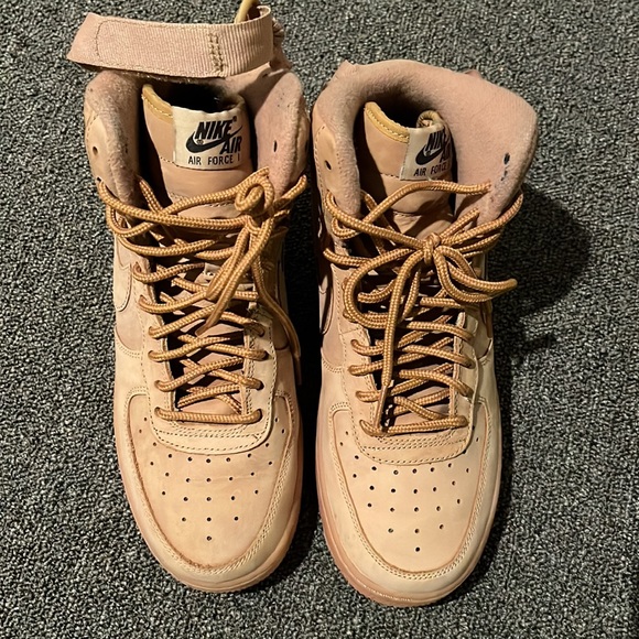 Wheat High top Nike Air Force 1 - Picture 3 of 7